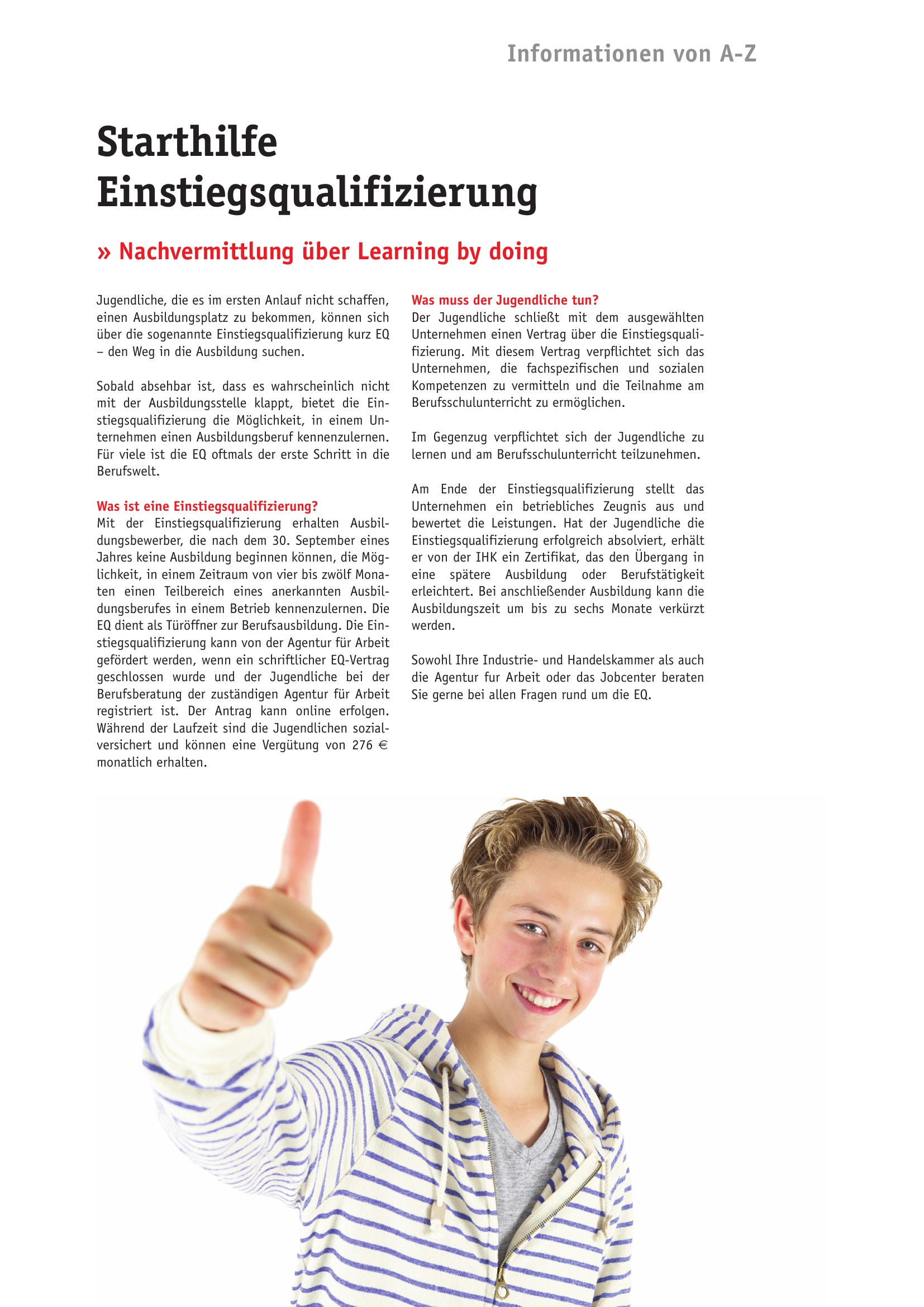 Azubi-Kompass 2027 - Starthilfe Einstiegsqualifizierung
