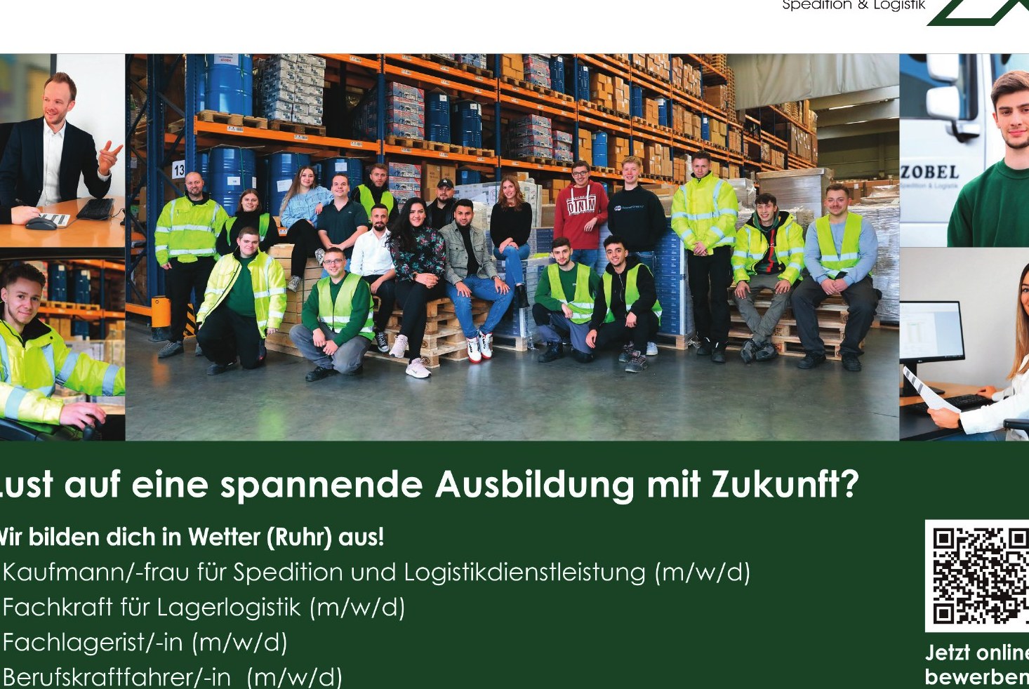 Anzeige Zobel Spedition & Logistik