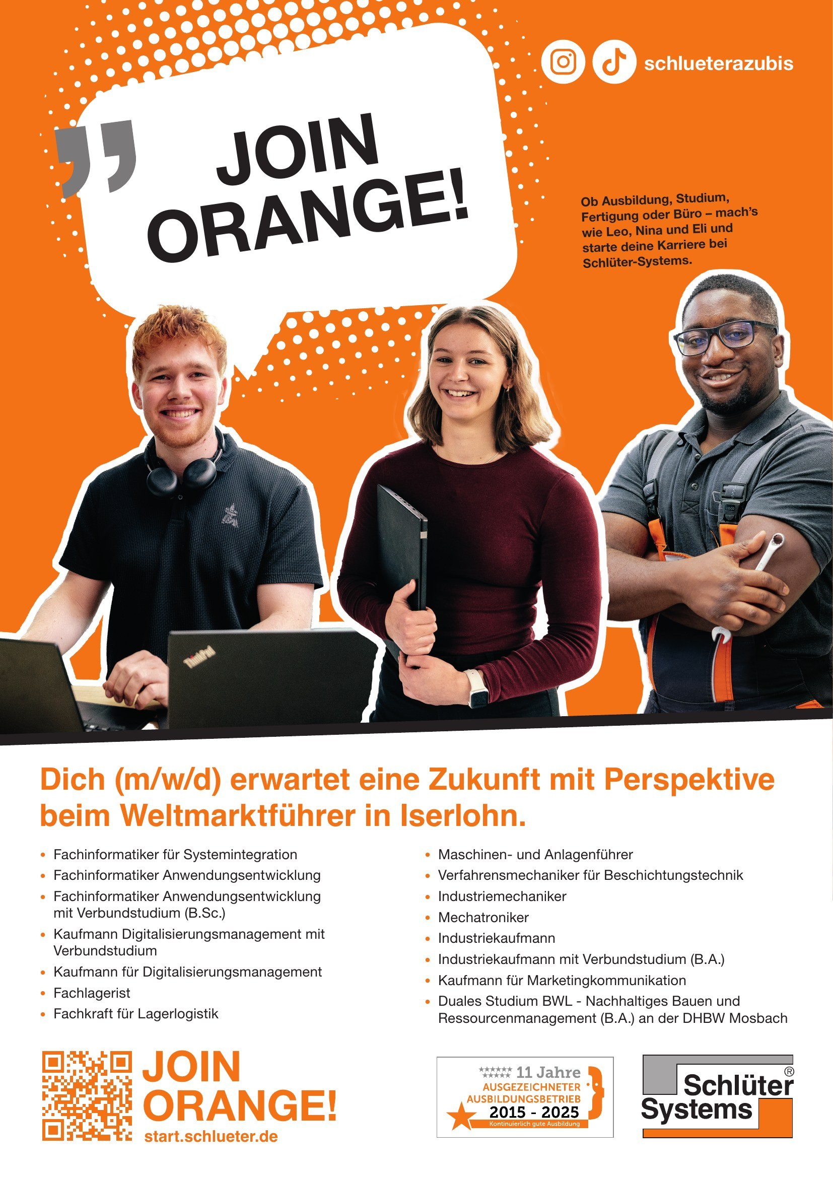 Anzeige Schlüter-Systems