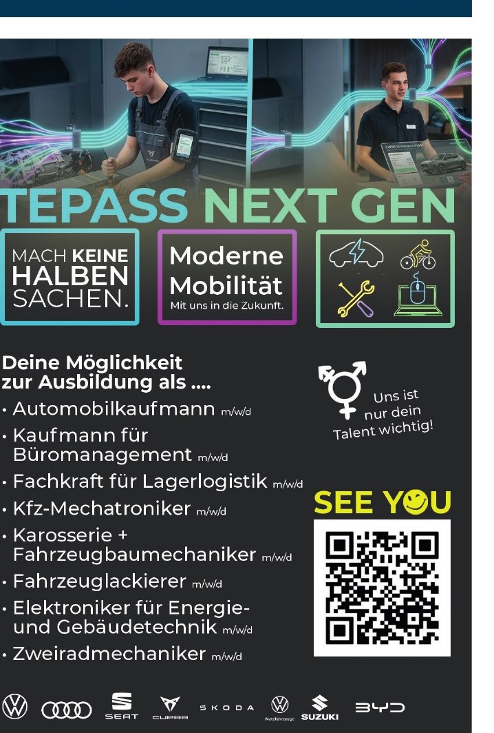 Anzeige Tepass Autohaus Gruppe